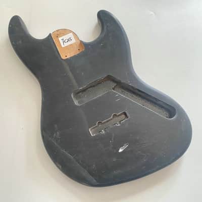 Black Basswood Jazz Bass Style Body image 1