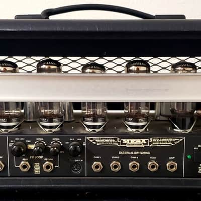 Mesa Boogie Triple Rectifier 3 Channel 150W Solo Head 2003-2004 - Black with Custom Glow Grill image 3