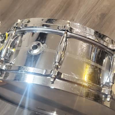 GRETSCH BROADKASTER CHROME OVER BRASS 14'' x 5'' 1980 image 11