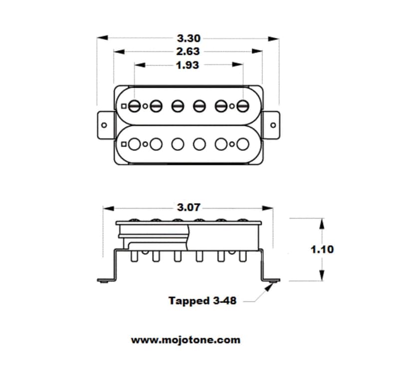 '59 Clone Humbucker Pickup<br>Set, Cover / Bobbin Color : Gold image 1