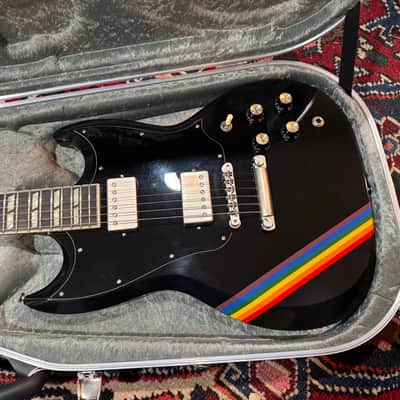 Frank Brothers Radar Leandra Earl signature 2024 the beaches - Black with rainbow comp stripe image 5