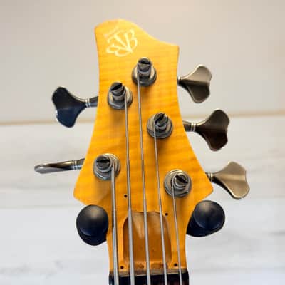 Ibanez BTB1005 Prestige 5-String Bass Natural Flame Maple MIJ w/ Case 1999 image 6