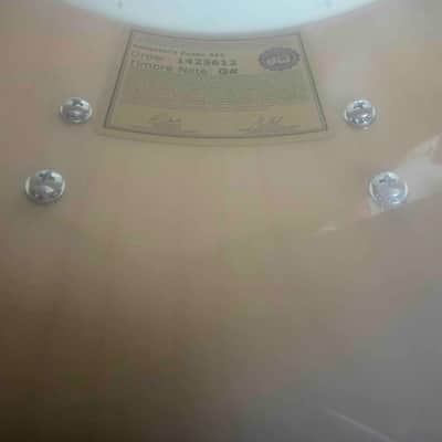 ~WOW!~ DW Collector's Series 333 Pure Maple 7x14 Snare Drum in Natural Gloss Lacquer over Exotic African Chechen with Chrome Hardware image 9