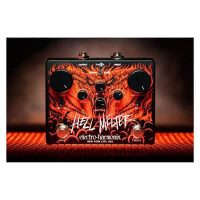 Electro-Harmonix Hell Melter Advanced Metal Distortion Pedal with Independent Distortion and Level Knob image 5