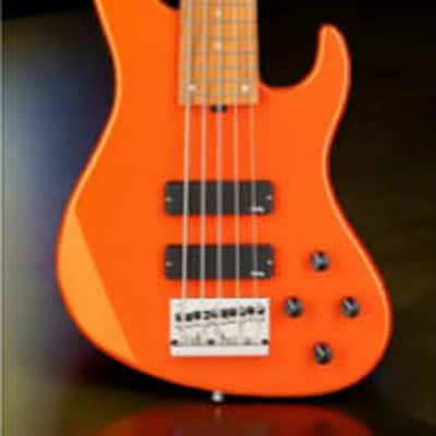 Sadowsky MetroExpress 5-String 24-Fret Modern Bass Roasted Maple Fingerboard 5-String Solid Candy Apple Orange Metallic High Polish image 2