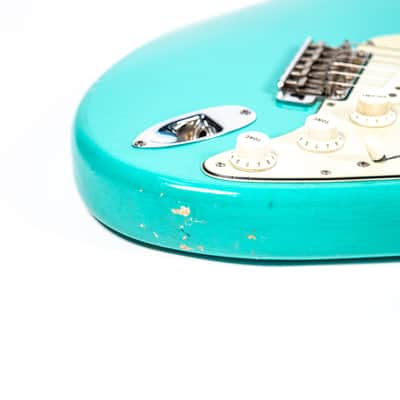1965 Fender Stratocaster Surf Green Owned by Brian Setzer image 13