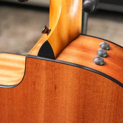 Taylor 114ce Grand Auditorium Acoustic/Electric Guitar - Sapele with Gig Bag image 8