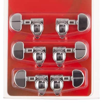 Grover Original Rotomatics (102 Series) 3+3 Tuners, Chrome (102-18C) image 2