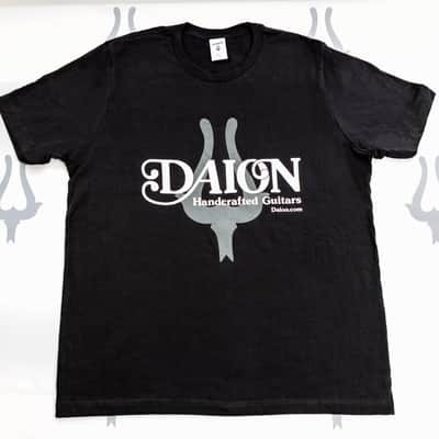 Daion XL Black T-Shirt "DAION Handcrafted Guitars" image 1