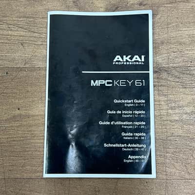 Akai MPC Key 61 keyboard; Serial No: A12211251709298 | Second Hand image 3