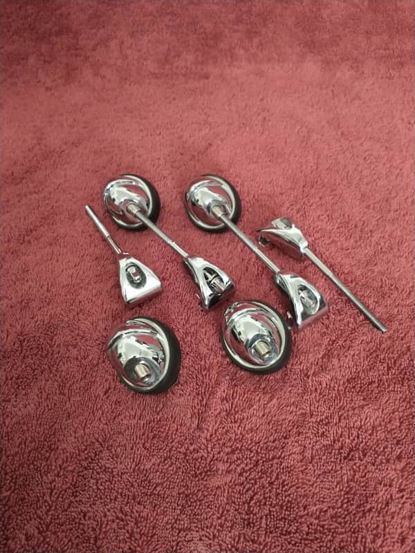 Premier Genista (Series ll) Bass Drum Lugs w. Claws and Rods (4)