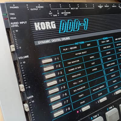 Korg DDD-1 Dynamic Digital Drums 1986 - 1987 - Black image 3