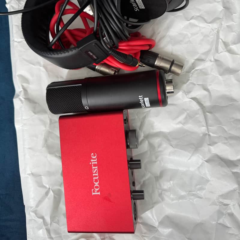 2019 – Present Focusrite Scarlett Solo Studio 3rd Gen USB Reco…