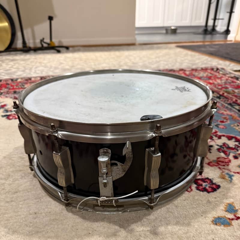 Ludwig Vintage WFL Snare 1937 to 1955 - Natural wood - light brown with aged patina image 1