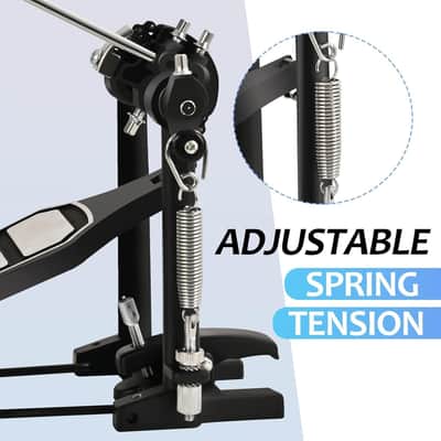 Single Bass Drum Pedal Single Pedal for Drum Set Kit and Electronic Drums | Single Chain image 4