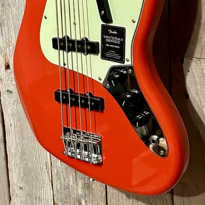 NEW Fender Vintera II '60s Jazz Bass with Rosewood Fretboard - Fiesta Red, Ships Fast with A Gig Bag! image 5