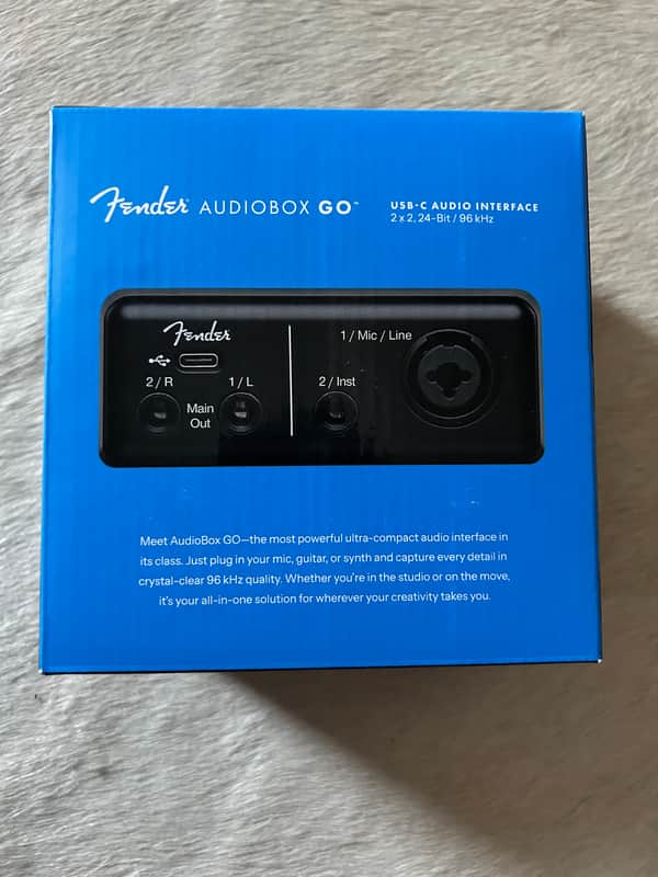Fender Studio AudioBox GO USB-C Audio Interface 2026 - Present - Black image 1