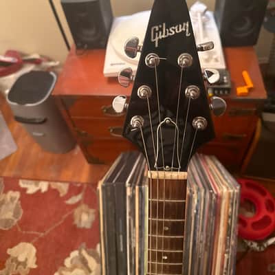 2019 Antique Natural Gibson Flying V w/OHSC image 2
