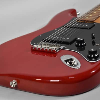 2021 Fender Noventa Stratocaster Crimson Red w/Bag image 6