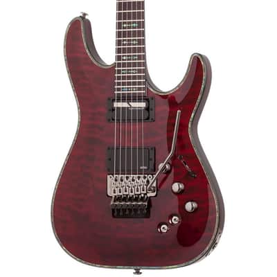 Schecter Hellraiser C-1 FR S Guitar - Black Cherry image 1