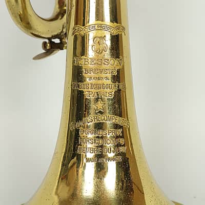 Post War French Besson Trumpet Brevete Amazing Horn! Original Lacquer! Beauty! image 7