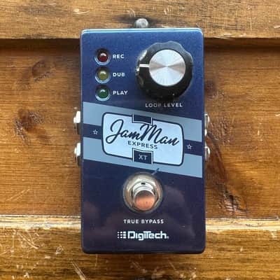 (18056) DigiTech JamMan Express XT Compact Stereo Looper 2010s - Blue image 1