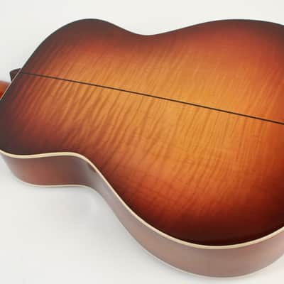Jewitt Acoustic Guitars OM-MPL/SB New Sunburst Engelmann Top Maple Back/Sides image 8
