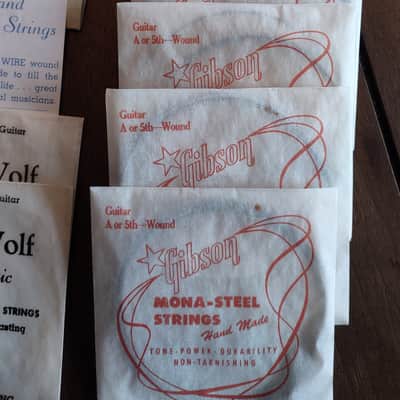 Gibson & Milton G Wolf 3 Vintage Boxes Electric Guitar Strings + Violin image 3