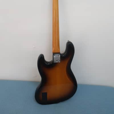 2010 Fender MIM J Jazz Bass Guitar Sunburst Full Scale Clean Paint Solid Workhorse With Soft Case image 10