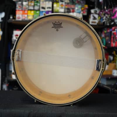 1938 Ludwig & Ludwig 'King Louie' 5x14" 3ply Snare Drum - Green & Gold Duco image 18