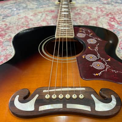 Epiphone J-200 Acoustic Guitar 2022 - Vintage Sunburst image 4