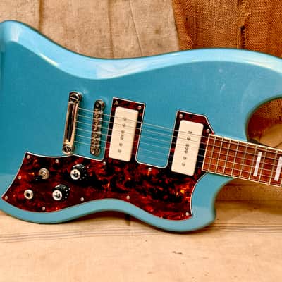 Guild Newark St Collection S-200 Thunderbird 2017 - Blue image 11