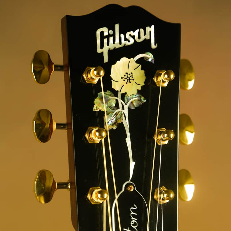 2012 Gibson J-45 Rose Vine Rare Inlay Custom Acoustic Guitar | Reverb