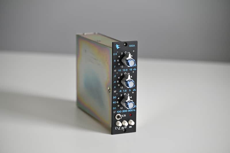 API 550A 500 Series 3-Band Equalizer Module 2007 - Present - Black image 1