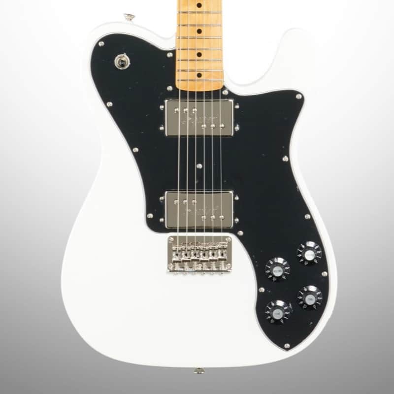 Squier Classic Vibe '70s Telecaster Deluxe Electric Guitar, with Maple Fingerboard, Olympic White image 1