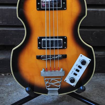 Very rare El Cóndor Violin Bass 1970's Made In Japan The Beatles image 2