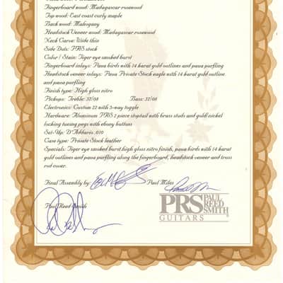 PRS Private Stock Custom 22 PS#02882 - Express Shipping - (PRS-0166) Serial: 10 165267 - PLEK'd image 11