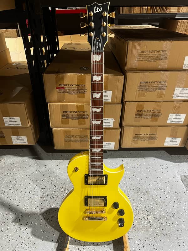 ESP LTD EC-256 Electric Guitar - Vintage Gold Satin image 1