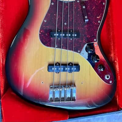 Fender jazz bass 1972 - 3 tone sunburst image 5