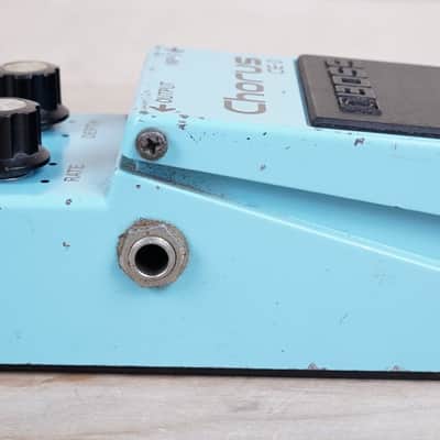 Boss CE-2 Chorus (Black Label) 1986 Blue Made in Japan MIJ ACA image 6