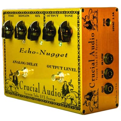 Crucial Audio Echo-Nugget Vacuum Tube Analog Delay Pedal image 1