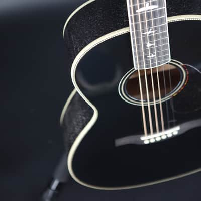 PRS SE P20E Tonare Parlor with Fishman Sonitone Pickup 2025 - Present - Black Top & Doghair back and sides image 7