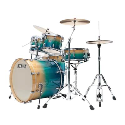 Tama Superstar Classic 5pc Drum Set w/22BD Sapphire Fade Lacebark Pine image 2