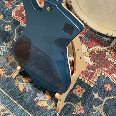 Ibanez Iceman IC420AB Electric Guitar, Antique Blue Metallic image 13