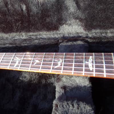 1999 PRS Custom 24 Artist model - Dark Cherry Sunburst highly flamed curly maple image 8