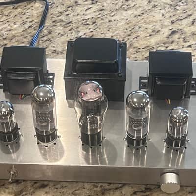 Douk Audio EL34 Hifi Stereo Tube Amplifier 2024 - Silver image 5