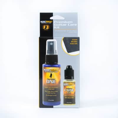 Music Nomad 3 Pc Premium Guitar Care Kit - Guitar ONE, F-ONE Oil & Cloth - MN140 image 7