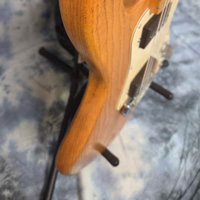 Vintage RARE 1985 USA Peavey T-15 Short Scale Guitar Natural Ash Pro Setup New Strings Original Peavey Chainsaw Hard Shell Case image 6
