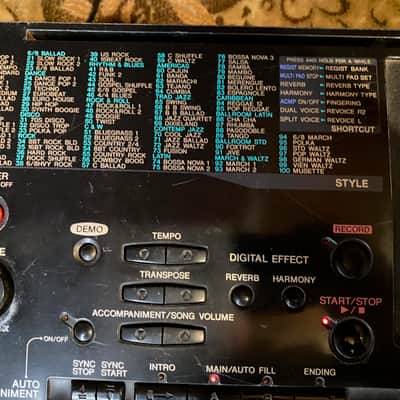 Yamaha PSR-330 61-key Portable Keyboard 1990s image 6