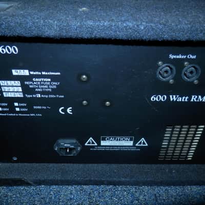 Eden Amplification Nemesis NA 600 Bass Amp Head used NA600 image 11